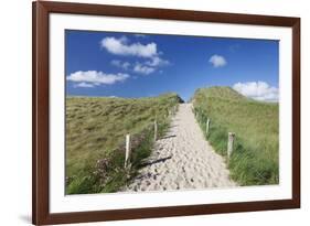 Path Through Dunes, Sylt Islands, North Frisian Islands, Schleswig Holstein, Germany, Europe-Markus Lange-Framed Photographic Print