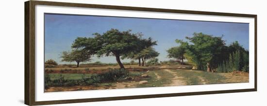 Path Through the Apples Trees-Antoine Chintreuil-Framed Giclee Print