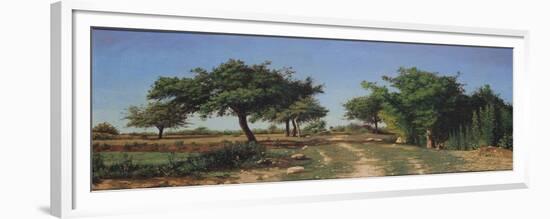 Path Through the Apples Trees-Antoine Chintreuil-Framed Giclee Print