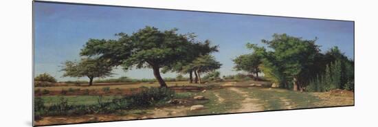 Path Through the Apples Trees-Antoine Chintreuil-Mounted Giclee Print