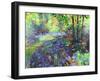 Path Through the Bluebells-Sylvia Paul-Framed Giclee Print