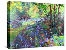 Path Through the Bluebells-Sylvia Paul-Stretched Canvas