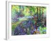 Path Through the Bluebells-Sylvia Paul-Framed Giclee Print