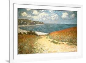 Path Through the Corn at Pourville Claude Monet-Claude Monet-Framed Art Print