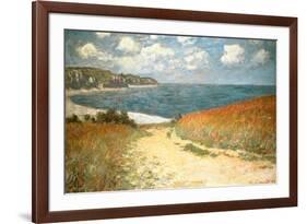 Path Through the Corn at Pourville Claude Monet-Claude Monet-Framed Art Print