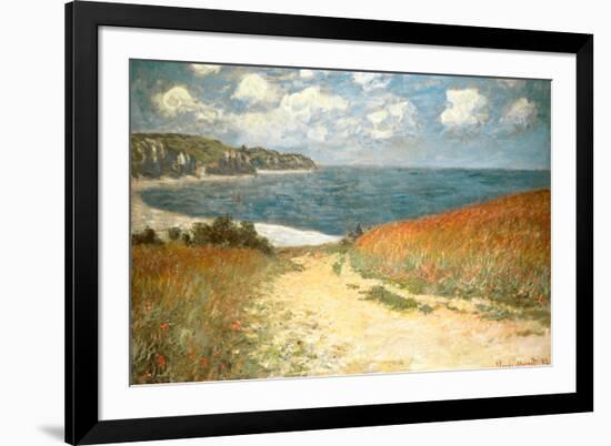 Path Through the Corn at Pourville Claude Monet-Claude Monet-Framed Art Print