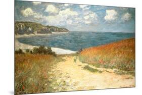 Path Through the Corn at Pourville Claude Monet-Claude Monet-Mounted Art Print