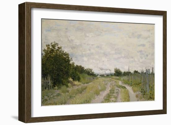 Path through the Vineyards, Argenteuil-Claude Monet-Framed Giclee Print
