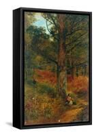 Path Through The Wood, 1857-Thomas Creswick-Framed Stretched Canvas