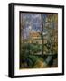 Path to Les Pouilleux, Pontoise. 1881 (Oil on Canvas)-Camille Pissarro-Framed Giclee Print