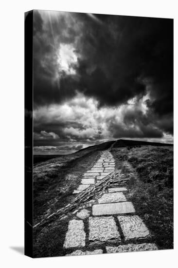 Path To Mam Tor-Rory Garforth-Stretched Canvas