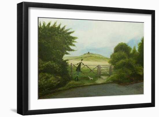 Path To Pirton Hills-Chris Ross Williamson-Framed Giclee Print