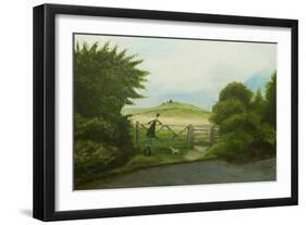 Path To Pirton Hills-Chris Ross Williamson-Framed Giclee Print