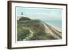 Path to Sankaty, Siasconset, Nantucket, Massachusetts-null-Framed Art Print