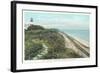 Path to Sankaty, Siasconset, Nantucket, Massachusetts-null-Framed Art Print