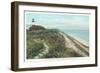 Path to Sankaty, Siasconset, Nantucket, Massachusetts-null-Framed Art Print