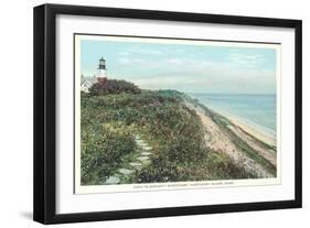 Path to Sankaty, Siasconset, Nantucket, Massachusetts-null-Framed Art Print