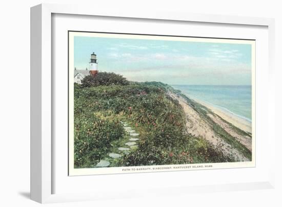 Path to Sankaty, Siasconset, Nantucket, Massachusetts-null-Framed Art Print