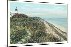 Path to Sankaty, Siasconset, Nantucket, Massachusetts-null-Mounted Art Print