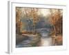 Path to Stone Bridge-TC Chiu-Framed Art Print