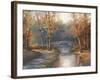 Path to Stone Bridge-TC Chiu-Framed Art Print