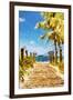 Path to the Beach II - In the Style of Oil Painting-Philippe Hugonnard-Framed Giclee Print