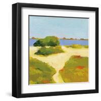 Path to the Beach-Phyllis Adams-Framed Art Print