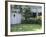 Path to the Garden Gate Lined with Daylilies-null-Framed Photographic Print