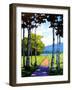 Path to the Hudson River-Patty Baker-Framed Art Print