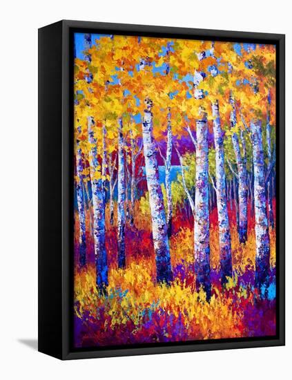 Path To The Lake-Marion Rose-Framed Stretched Canvas