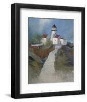 Path to the Lighthouse-Albert Swayhoover-Framed Art Print