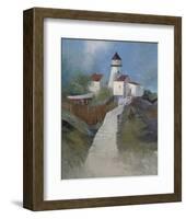 Path to the Lighthouse-Albert Swayhoover-Framed Art Print