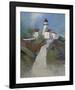 Path to the Lighthouse-Albert Swayhoover-Framed Art Print