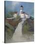 Path to the Lighthouse-Albert Swayhoover-Stretched Canvas