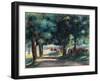 Path under the Trees, 1885 by Renoir-Pierre Auguste Renoir-Framed Giclee Print