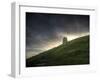 Path Up Glastonbury Tor, Somerset, England, United Kingdom, Europe-Sara Erith-Framed Photographic Print