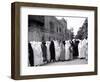 Pathan Women Observe Strict Muslim Purdah as They Come out to Vote at a High School-null-Framed Photographic Print