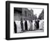 Pathan Women Observe Strict Muslim Purdah as They Come out to Vote at a High School-null-Framed Photographic Print