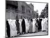 Pathan Women Observe Strict Muslim Purdah as They Come out to Vote at a High School-null-Mounted Photographic Print