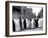 Pathan Women Observe Strict Muslim Purdah as They Come out to Vote at a High School-null-Framed Photographic Print