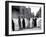 Pathan Women Observe Strict Muslim Purdah as They Come out to Vote at a High School-null-Framed Photographic Print