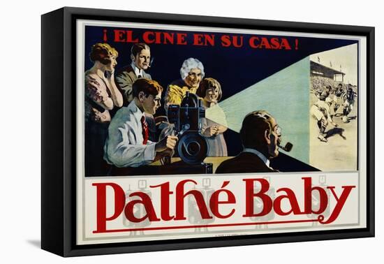 Pathe Baby Poster-null-Framed Stretched Canvas