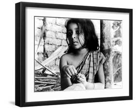 Pather Panchali, Runki Banerjee As Young Durga, 1955-null-Framed Photo