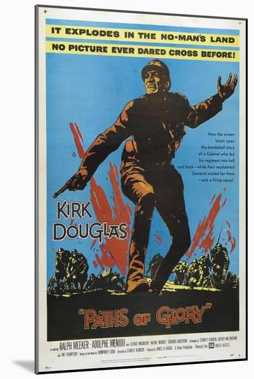 Paths of Glory, 1957, Directed by Stanley Kubrick-null-Mounted Giclee Print