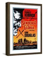 Paths of Glory, (AKA Senderos De Gloria), Kirk Douglas, 1957-null-Framed Art Print