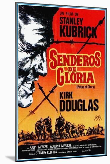 Paths of Glory, (AKA Senderos De Gloria), Kirk Douglas, 1957-null-Mounted Art Print