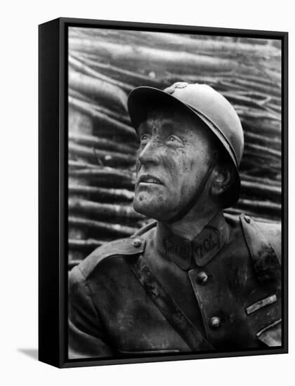 Paths of Glory, Kirk Douglas, 1957-null-Framed Stretched Canvas