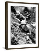 Paths Of Glory, Kirk Douglas, In The Trenches, 1957-null-Framed Photo