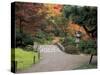 Pathway and Stone Bridge at the Japanese Garden, Seattle, Washington, USA-Jamie & Judy Wild-Stretched Canvas