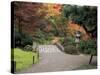 Pathway and Stone Bridge at the Japanese Garden, Seattle, Washington, USA-Jamie & Judy Wild-Stretched Canvas